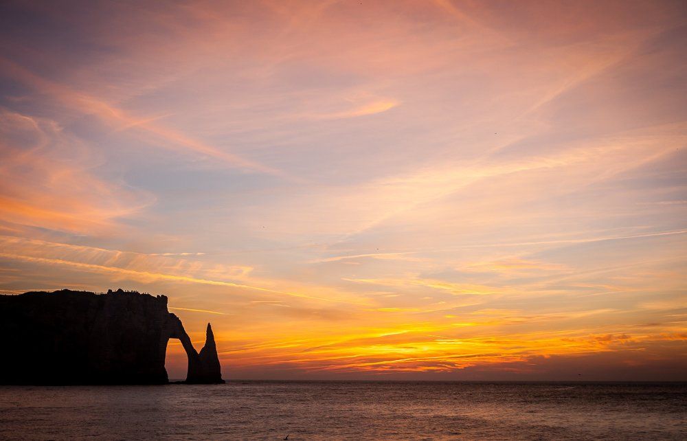Sunset in Étretat / Закат в Этрета