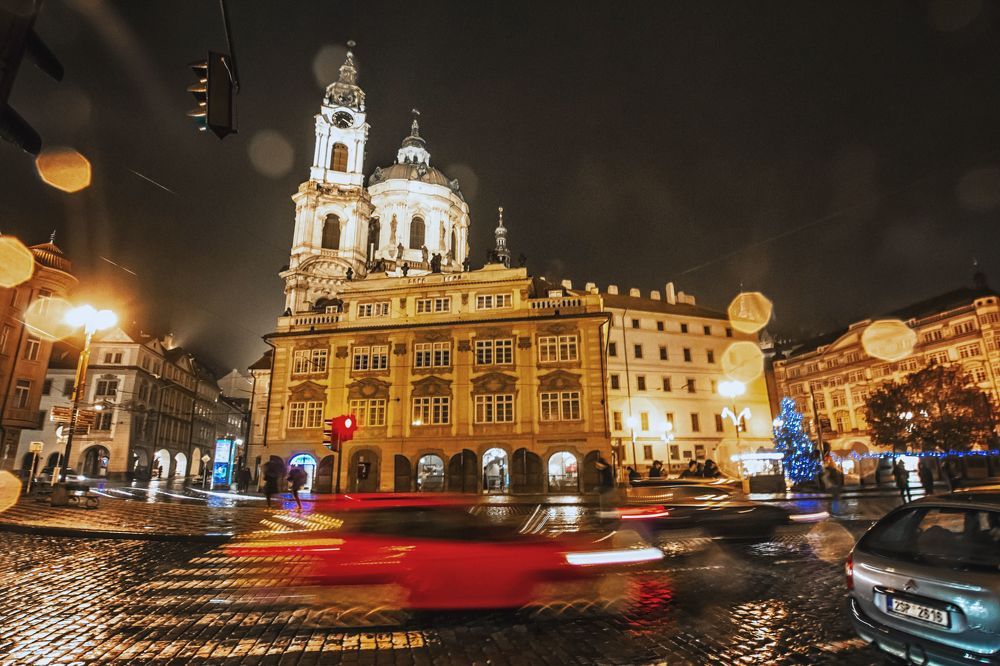 Ночная Прага