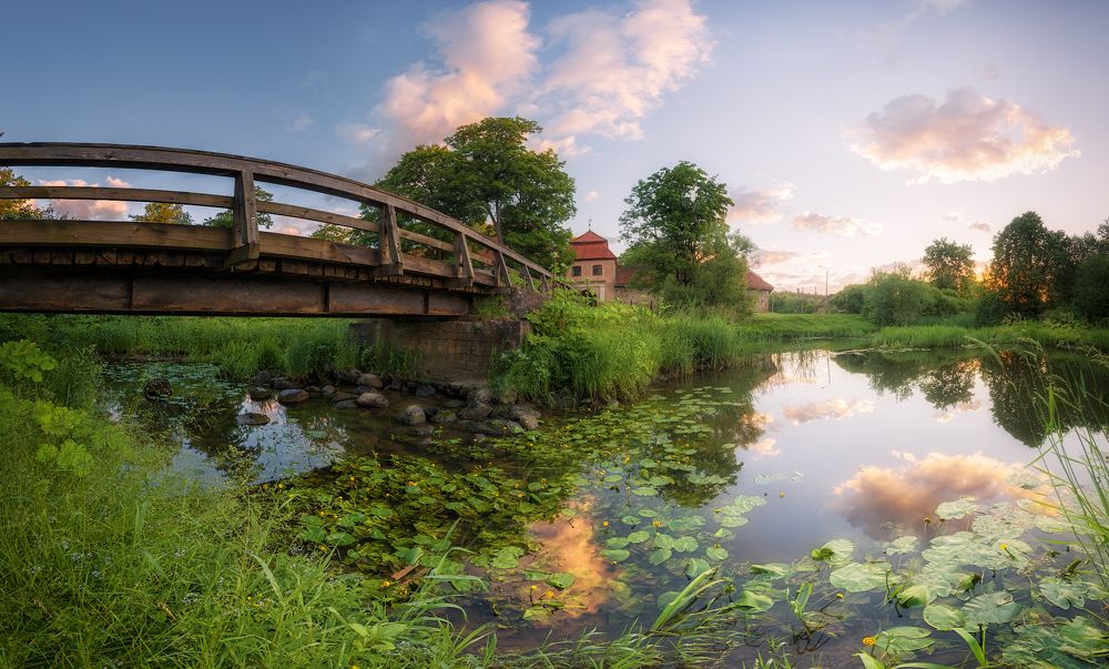 Пруд у Шлокенбекского замка