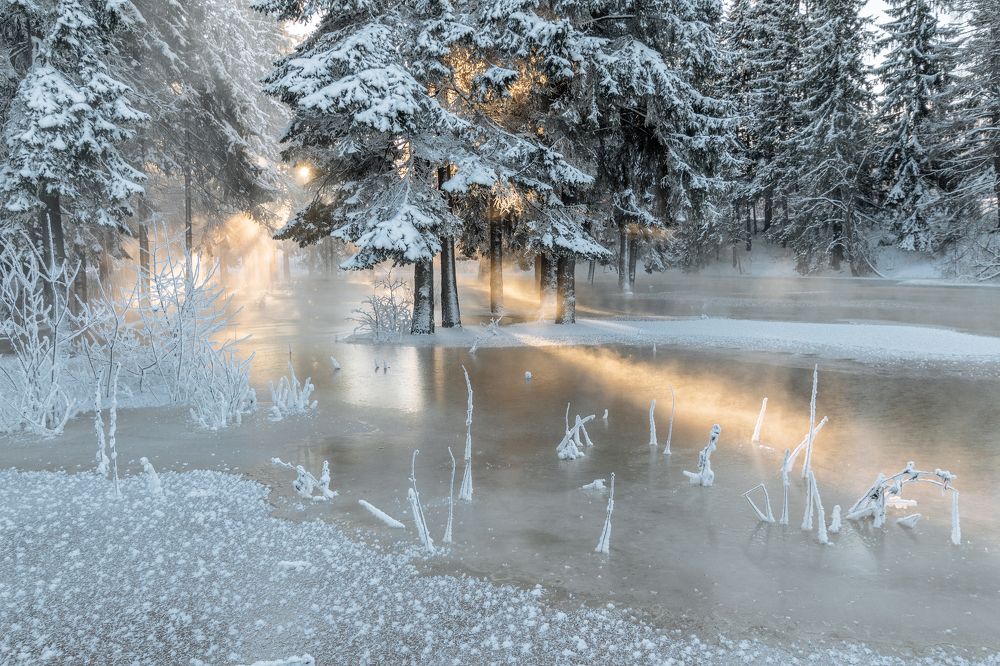 Река застывает...........