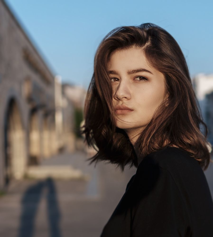 Лия, портрет на Закате.