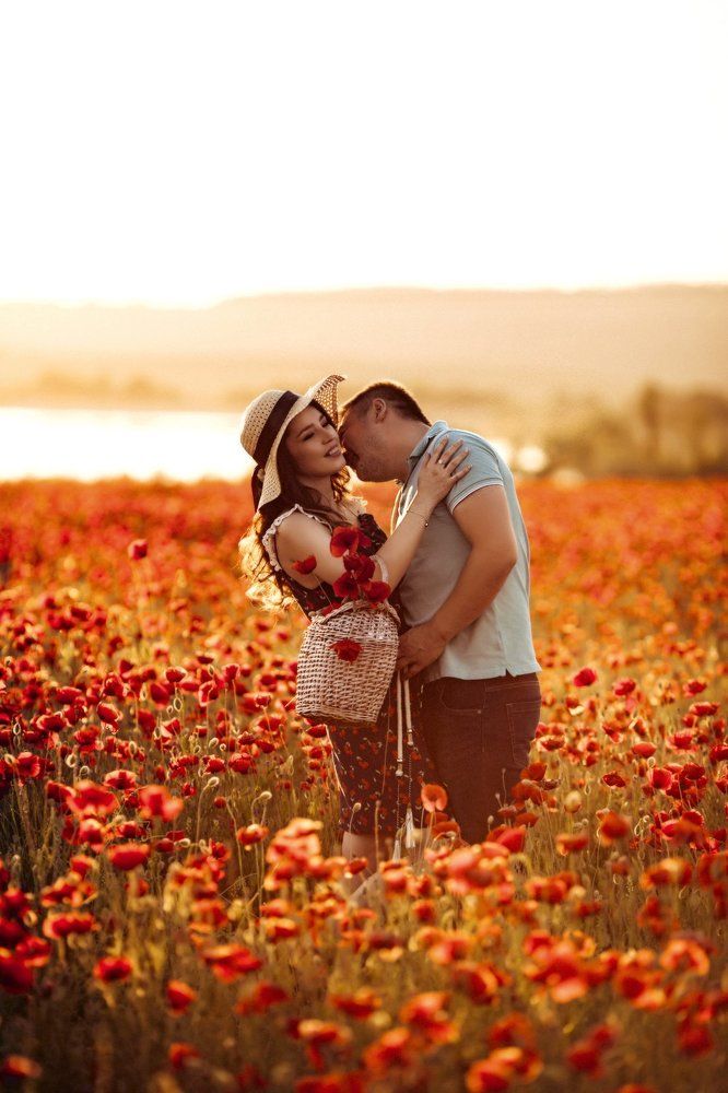 Закат в маках