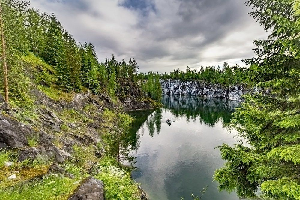 Вечер в Рускеала