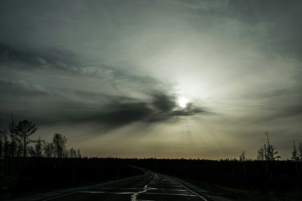 Ангел на закате