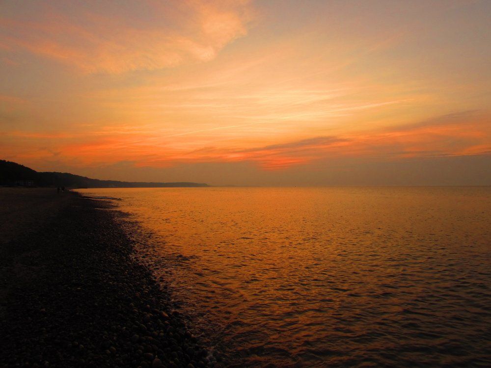 закат на балтике