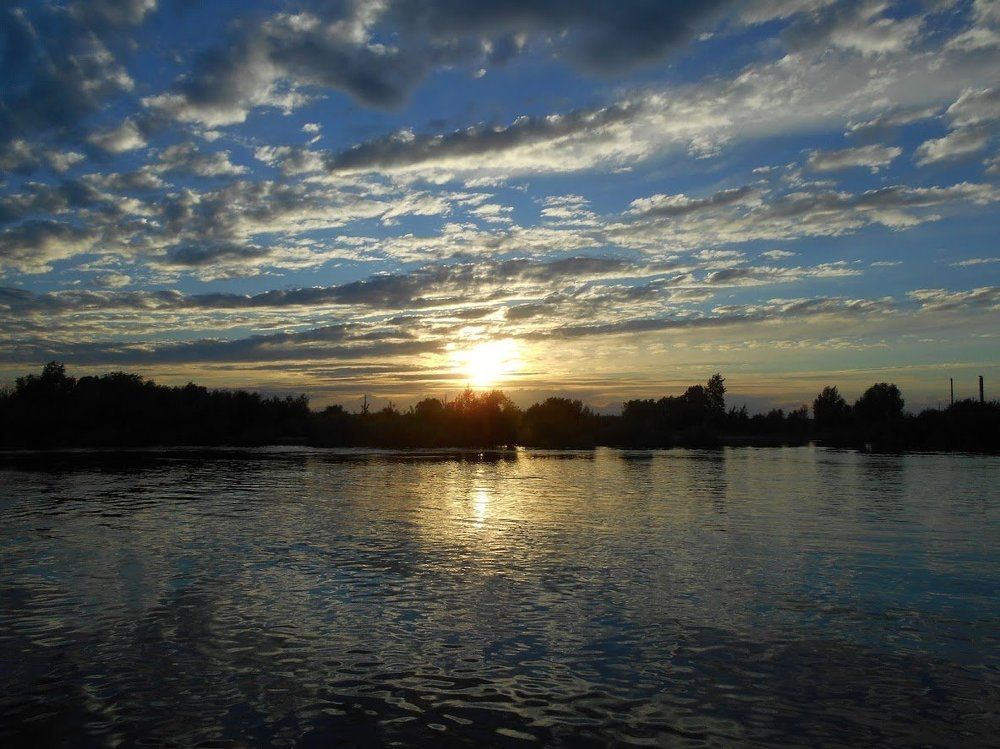 Закат над Иртышом