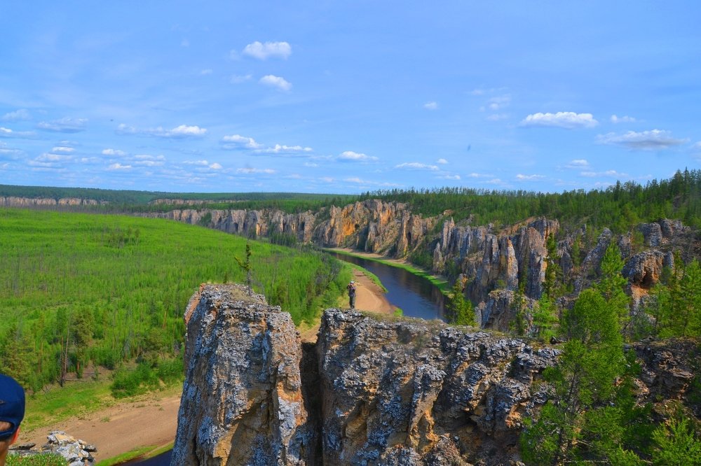 Столбы реки Синяя. Якутия