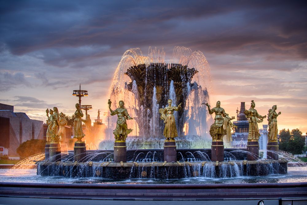 Огненный закат