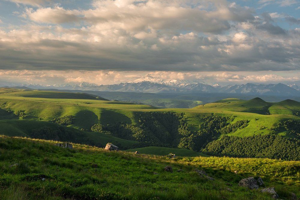 Утро на перевале Гум-Баши