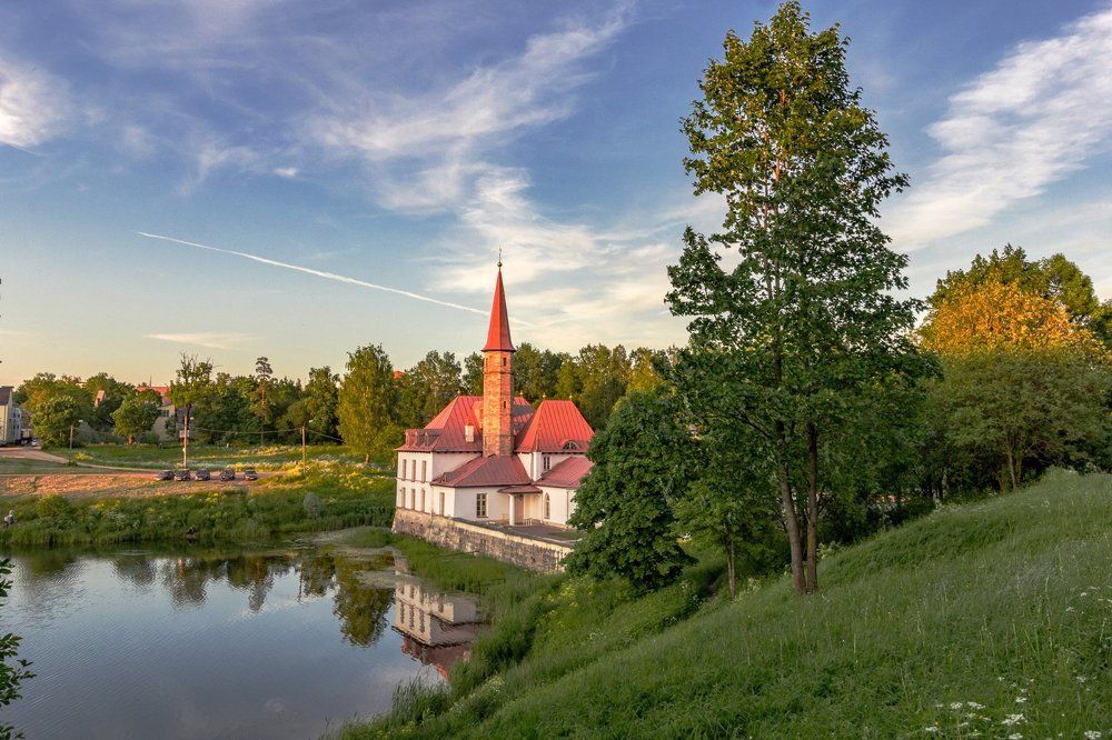 Закат в Гатчине