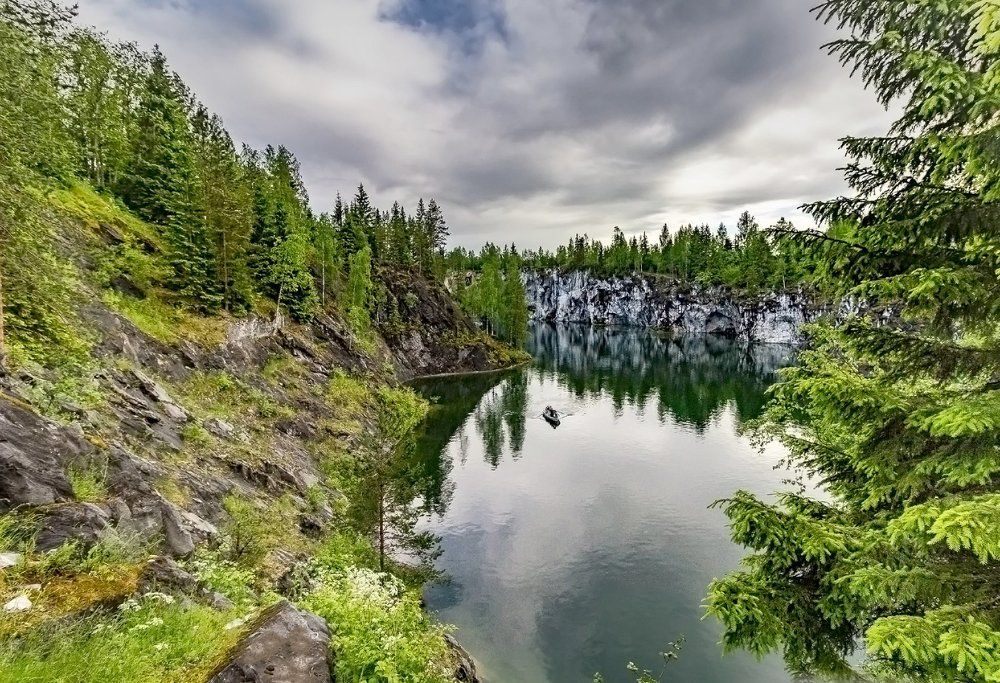 Вечер в Рускеала