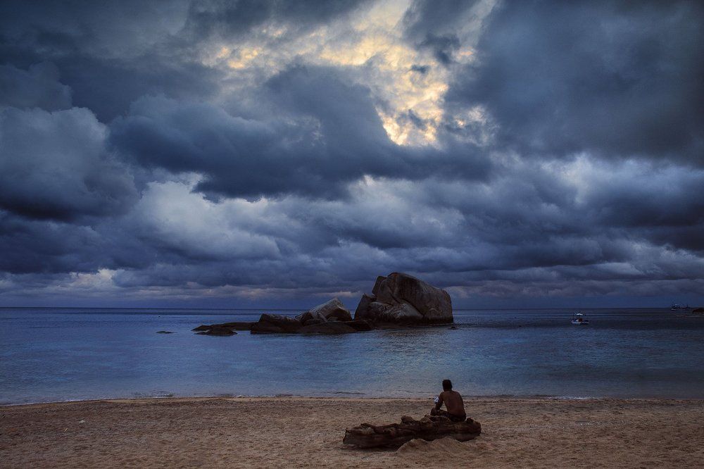 За минуту до ливня