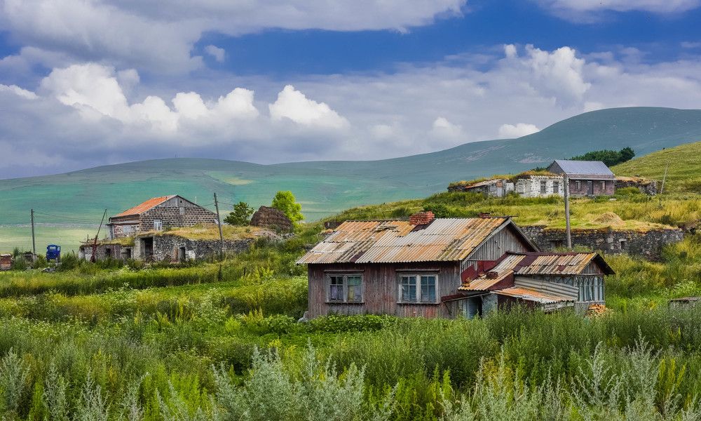 деревню к бабушке .