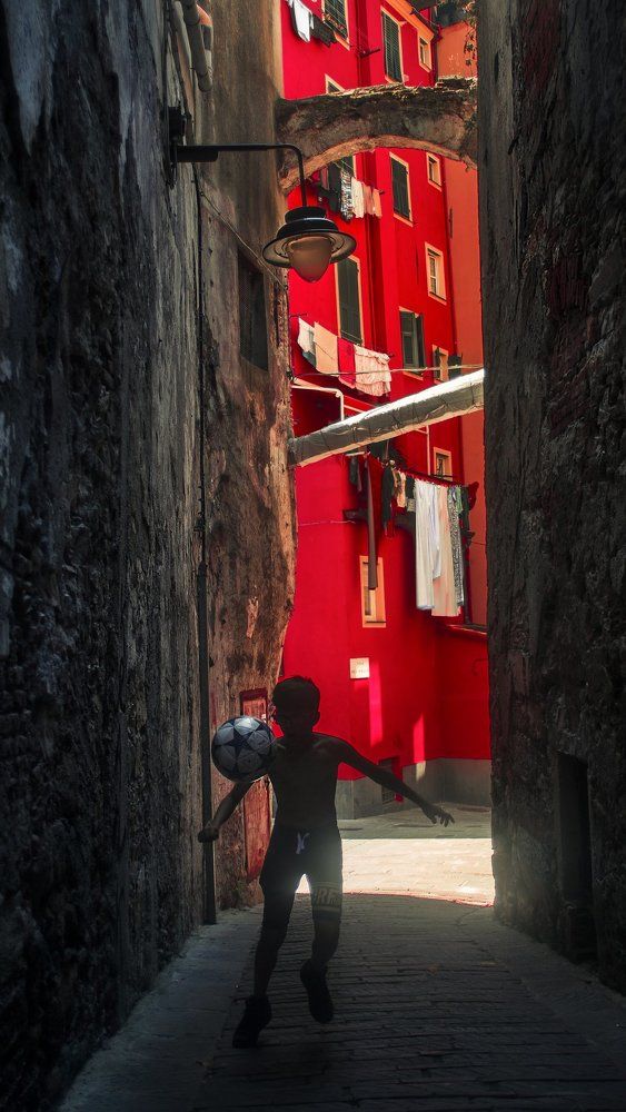 In the streets of Genova