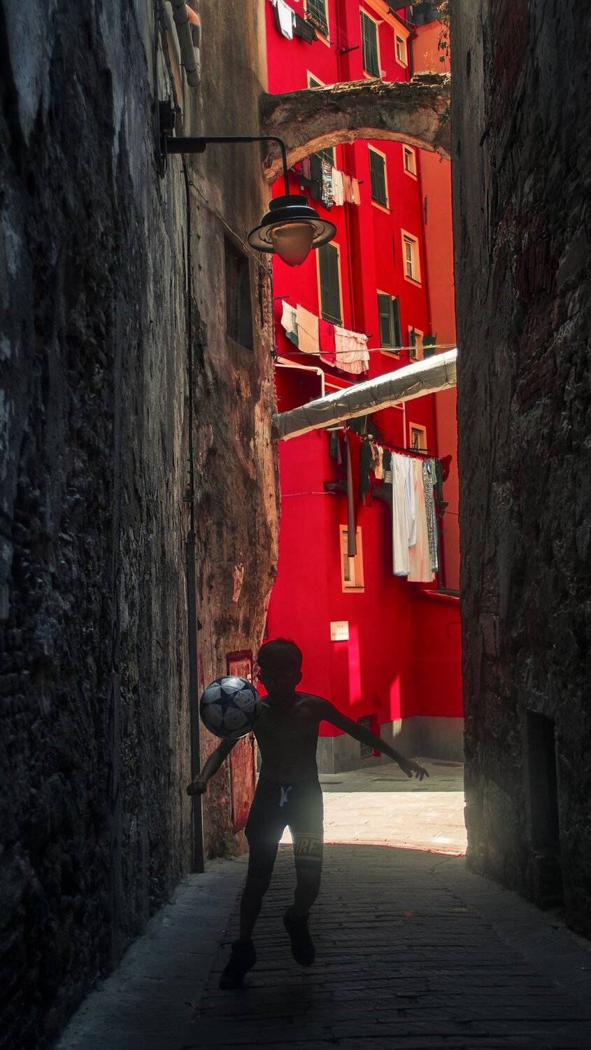 In the streets of Genova