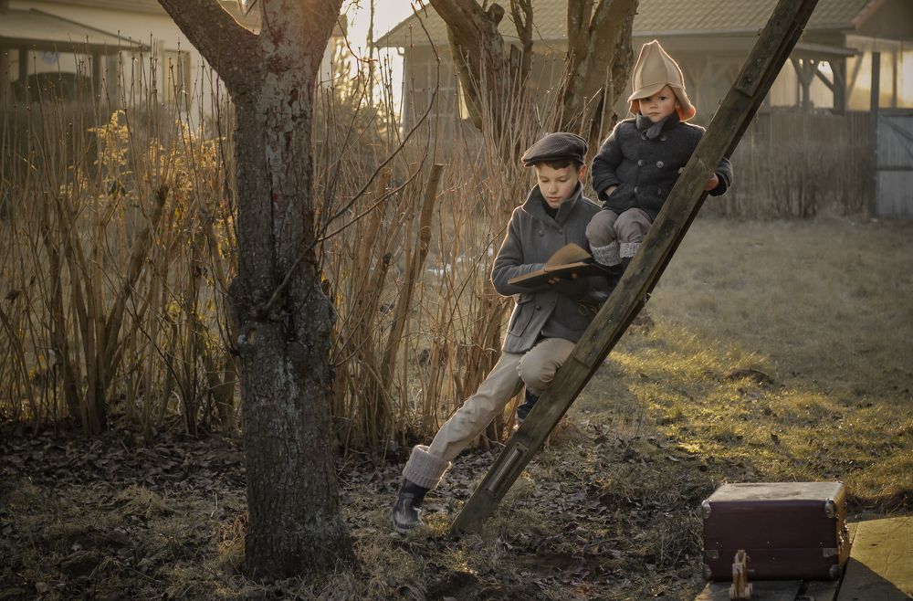 Митя и Ванюшка. Из серии  Беспризорники