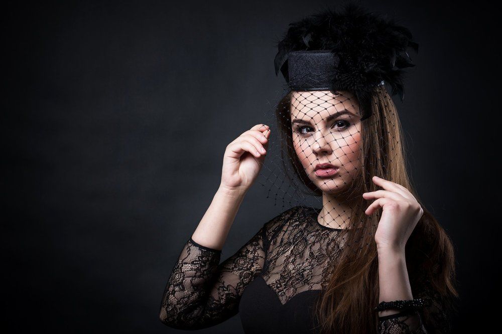 Лицо под сеткой