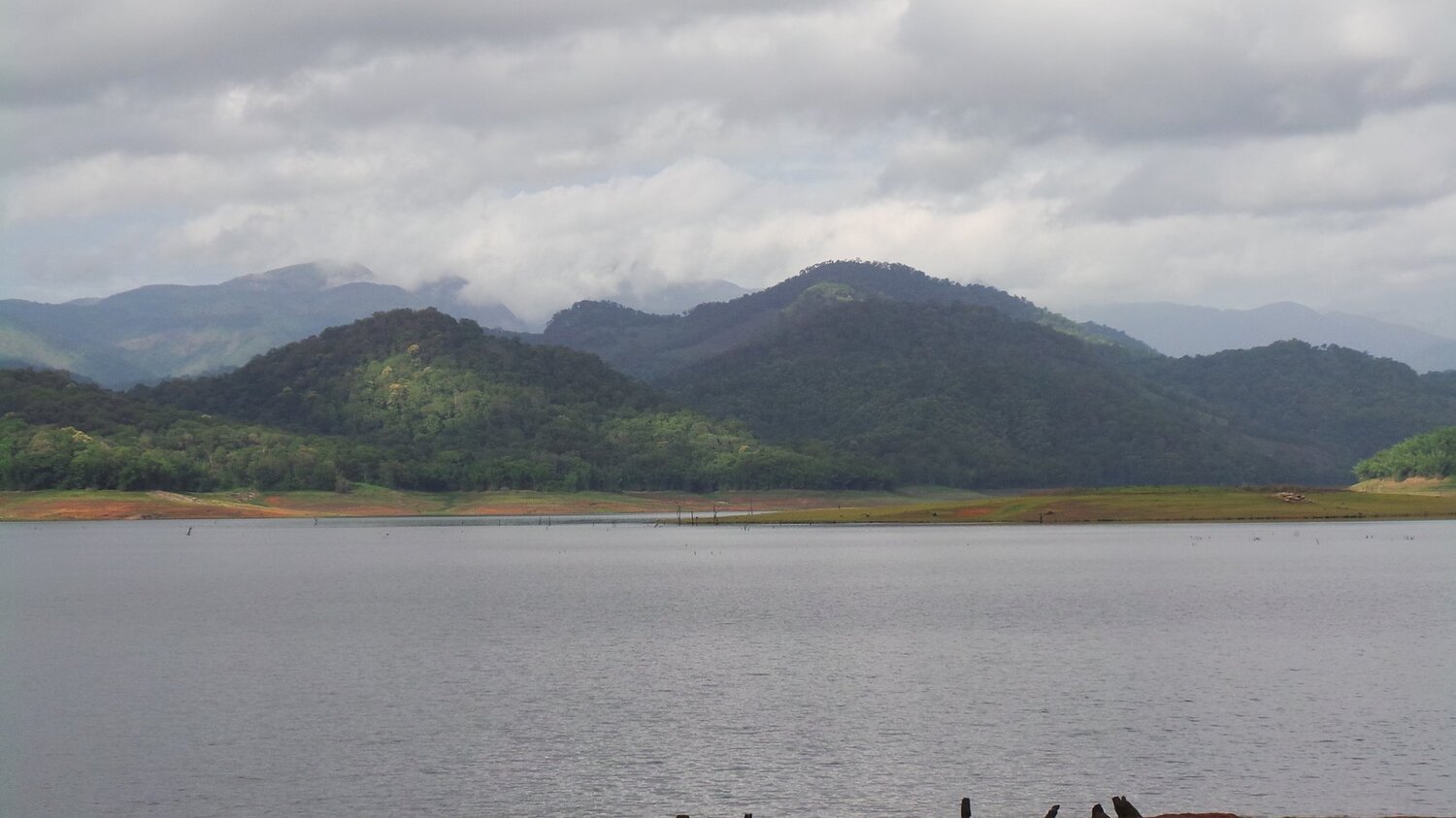 Waterscape with the mountain