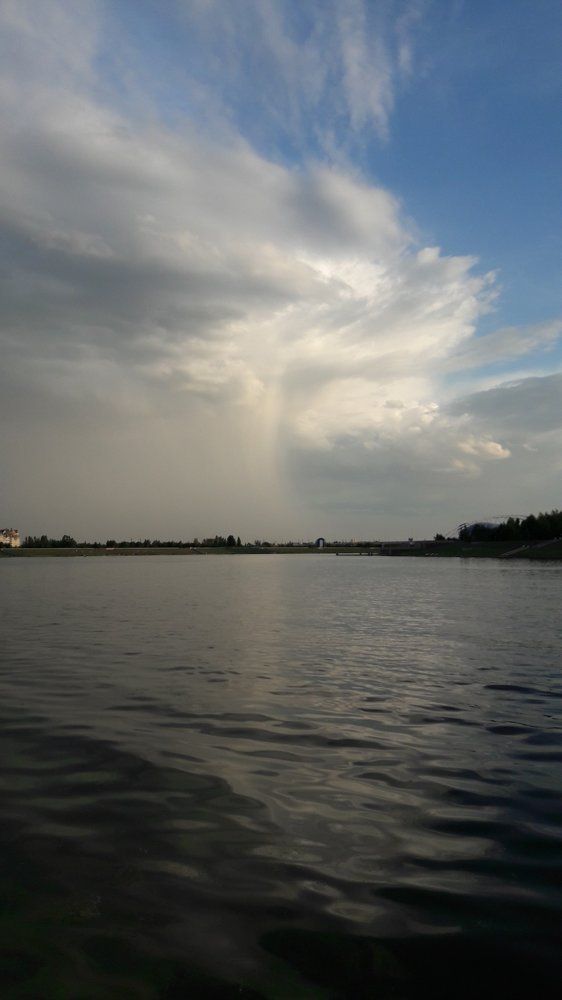 подтаявшие облака