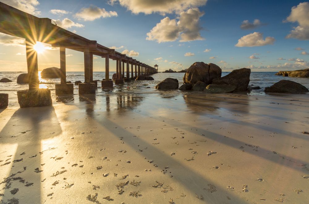 Shadow of the bridge