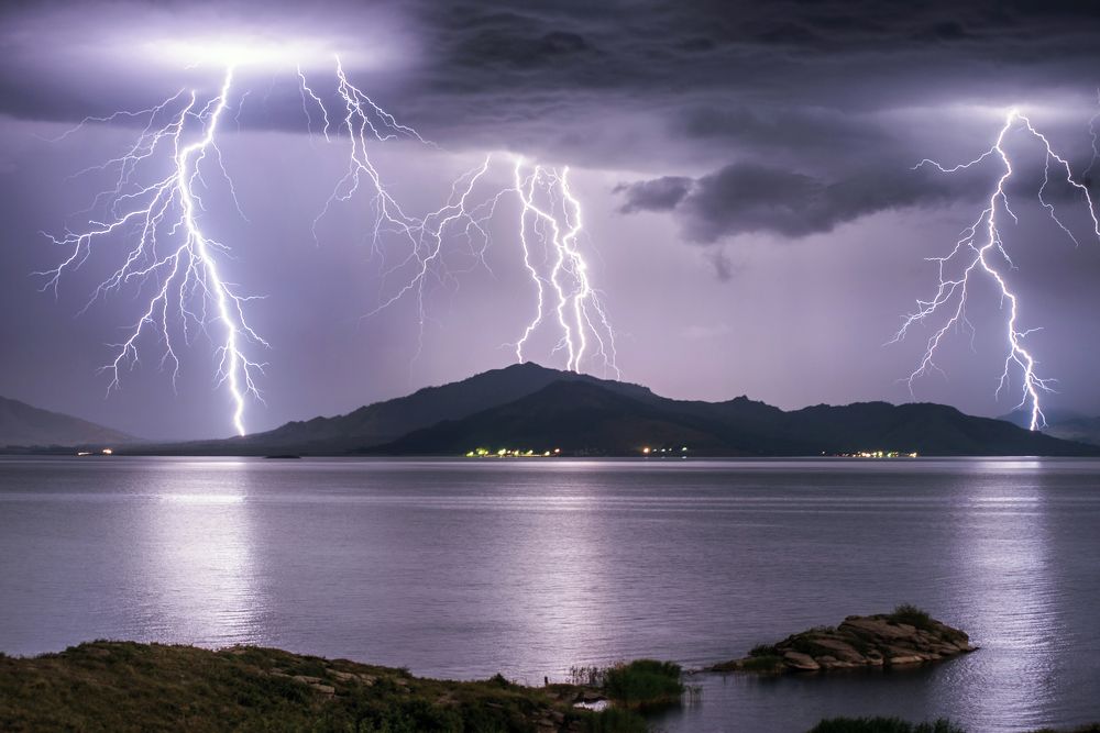 Storm over the Bukhtarma