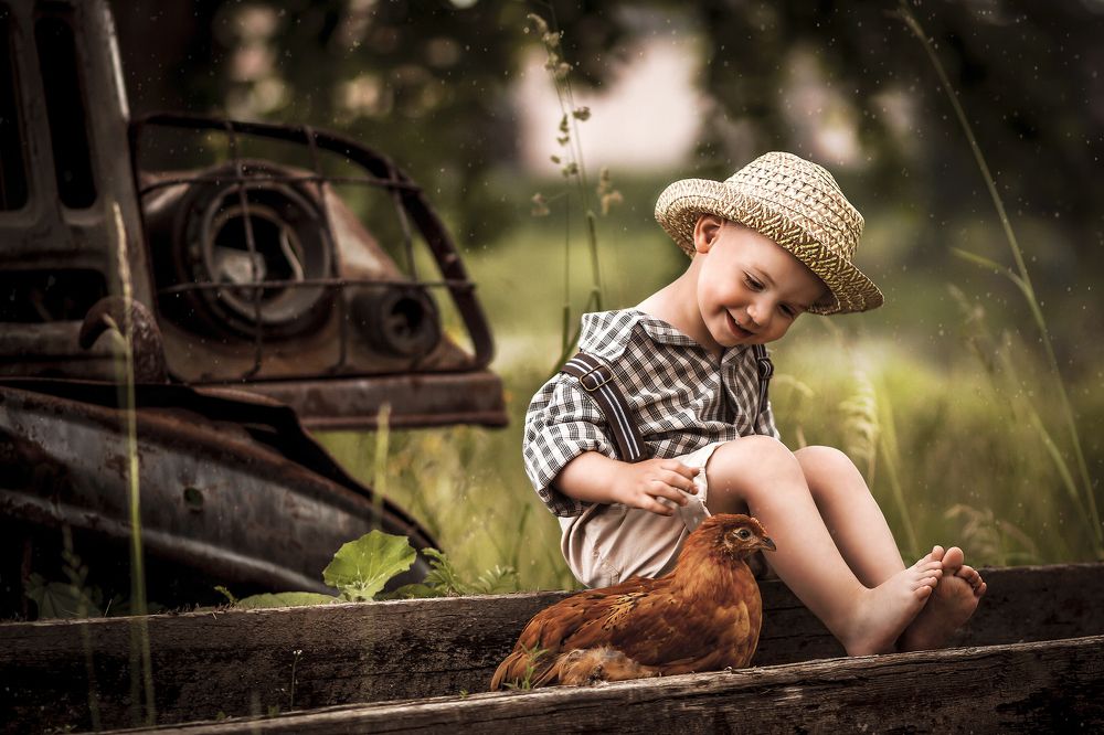 Деревенский мальчишка