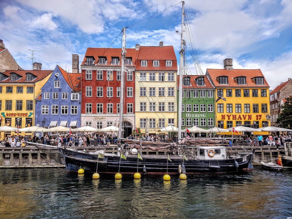 Набережная Копенгагена.