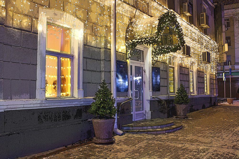 Новогодний теремок.