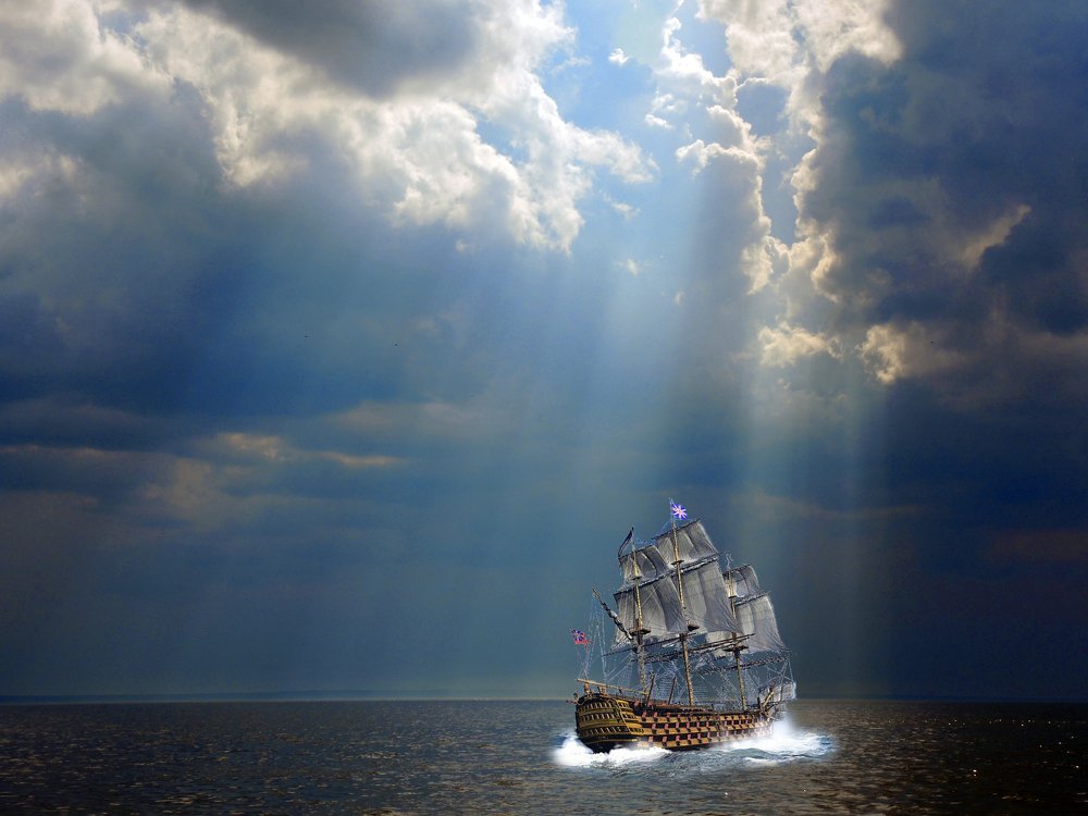 Четыре года рыскал в море наш корсар...