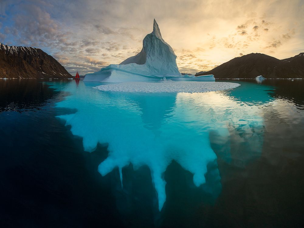 Light, ice and scarlet sails.