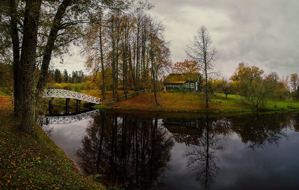 Осень в Михайловском. Близится вечер.