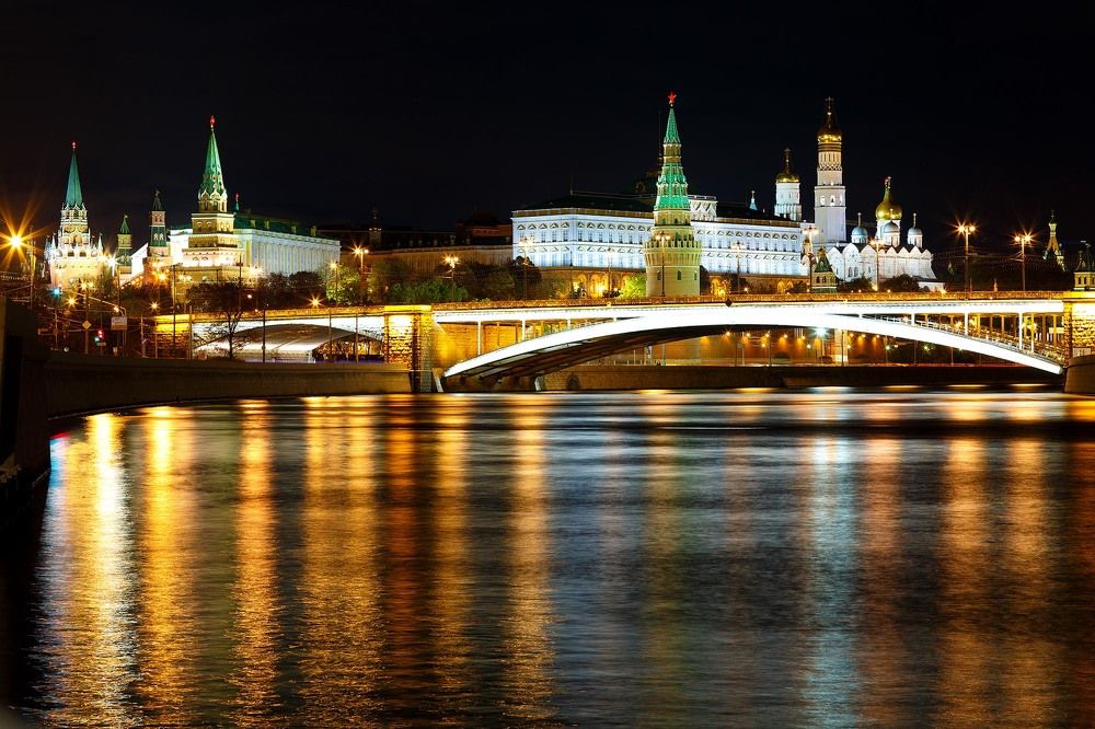 Ночной Кремль