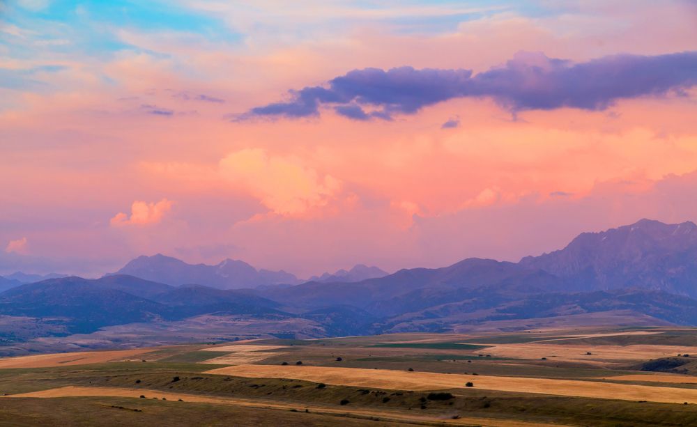 Лиловый закат в Джабаглы