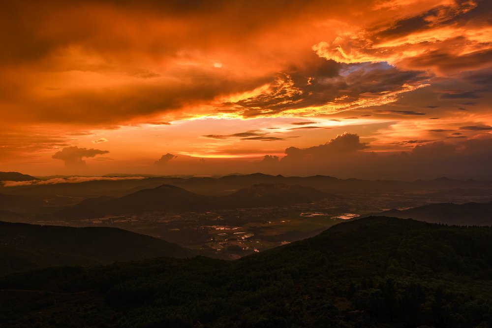 Sunset after the rain