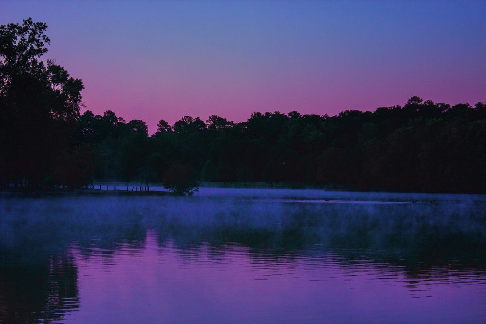 The Morning Purple Reflection