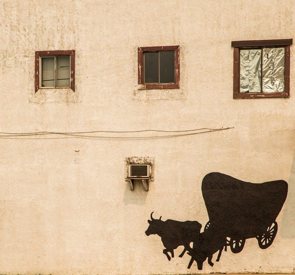 Simple old country buliding