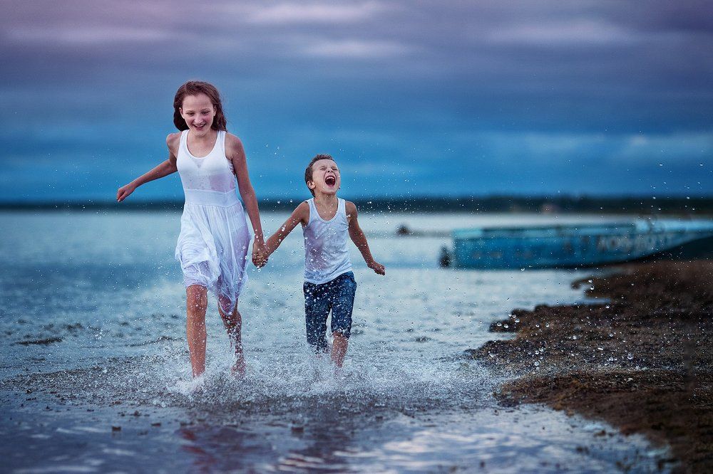 Happiness of childhood