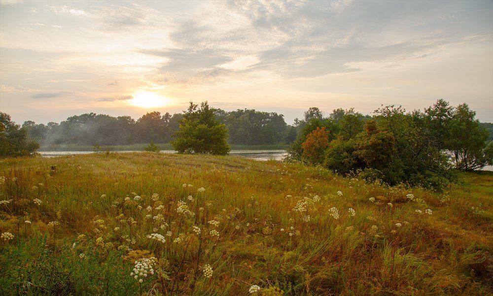 Закат после летней грозы