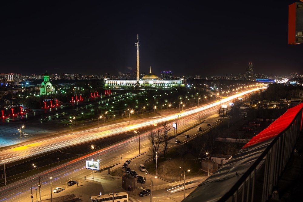 Вид на Поклонную гору