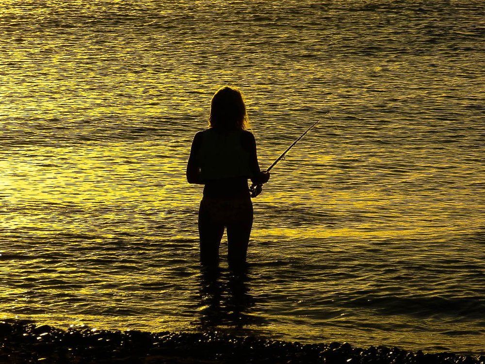 un jour de peche..