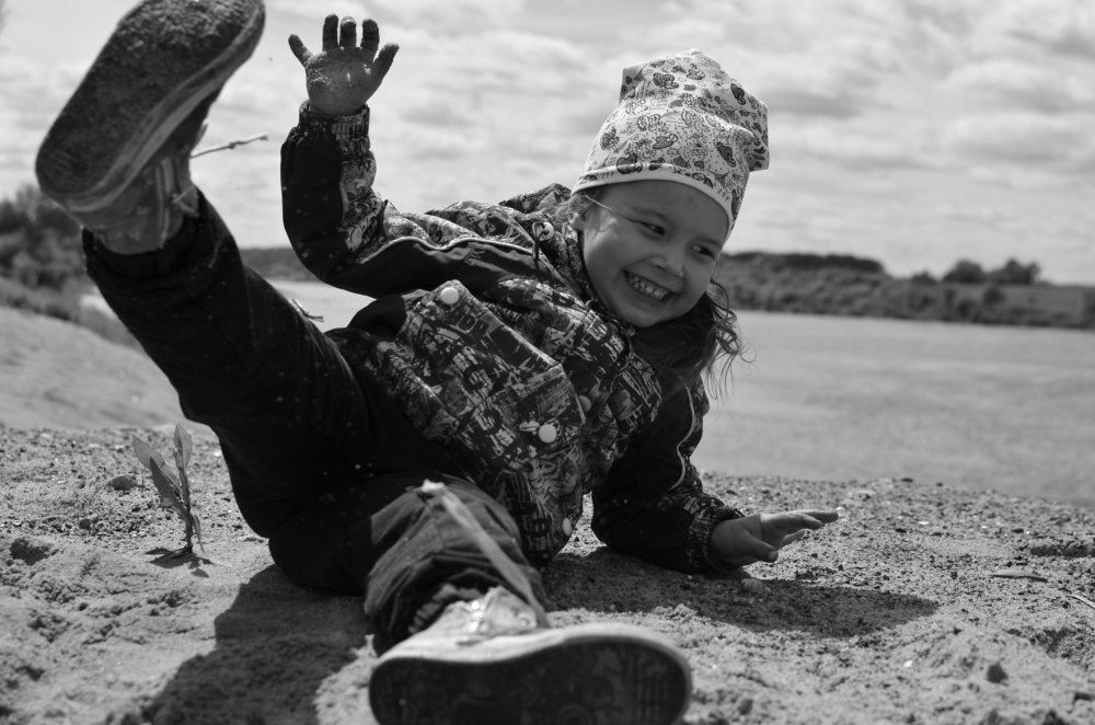 счастье  в чёрно-белом