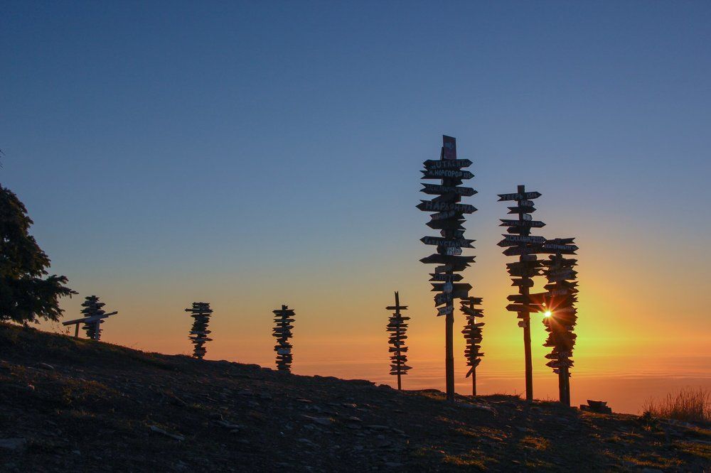 Рассвет на горе Машук