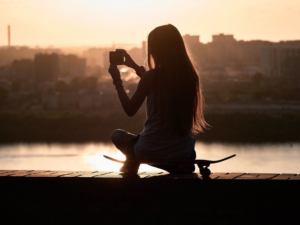 скейтерша-фотолетописец