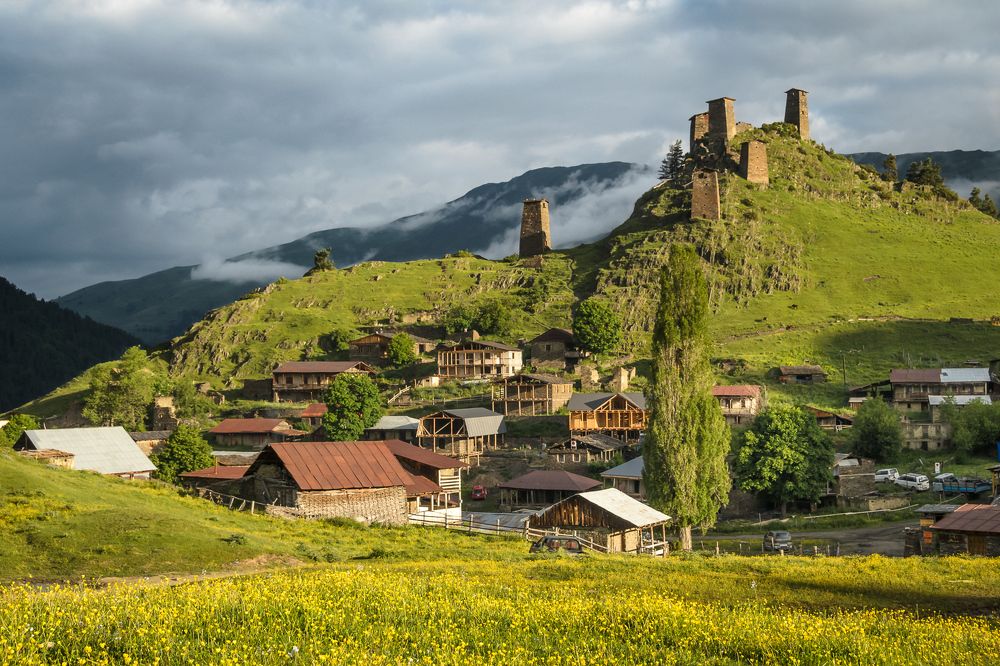 Утро в горной стране