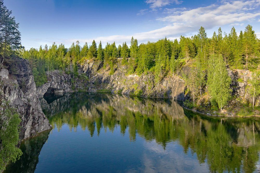 Летний вечер в мраморном каньоне
