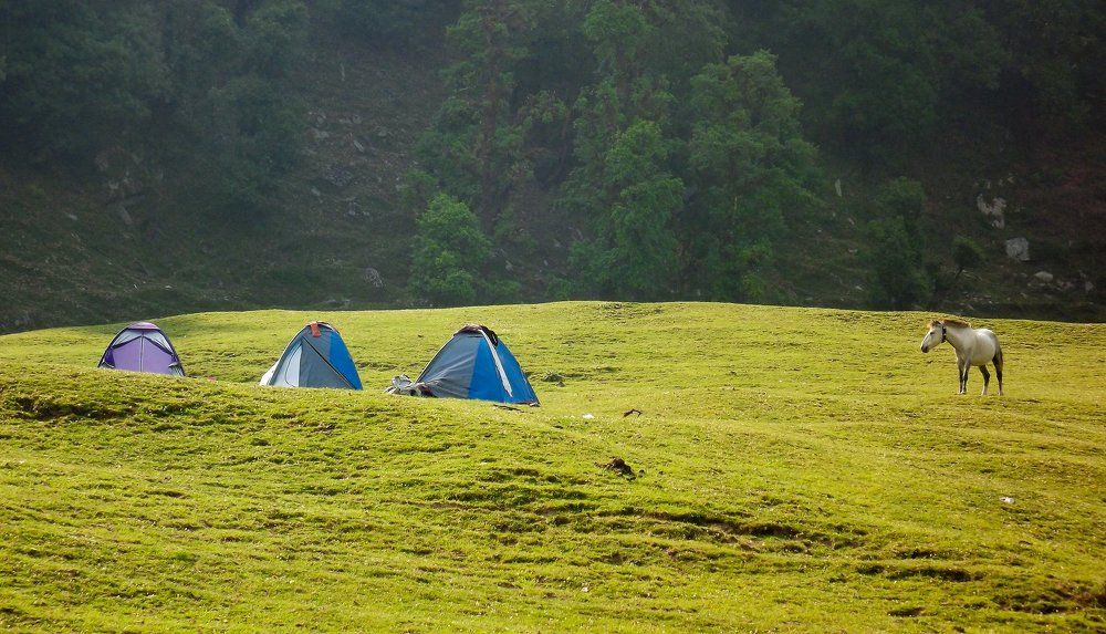 Camping in Mountains