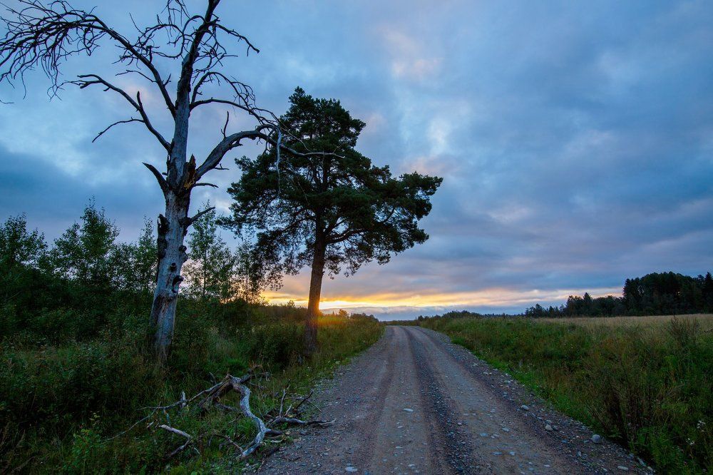 Карелия. Рассвет перед рыбалкой.