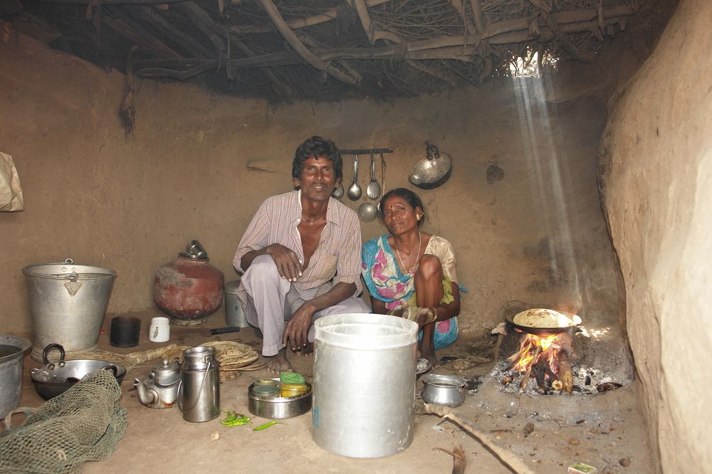 Будни индийской деревушки