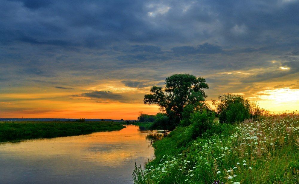 Закат на Клязьме