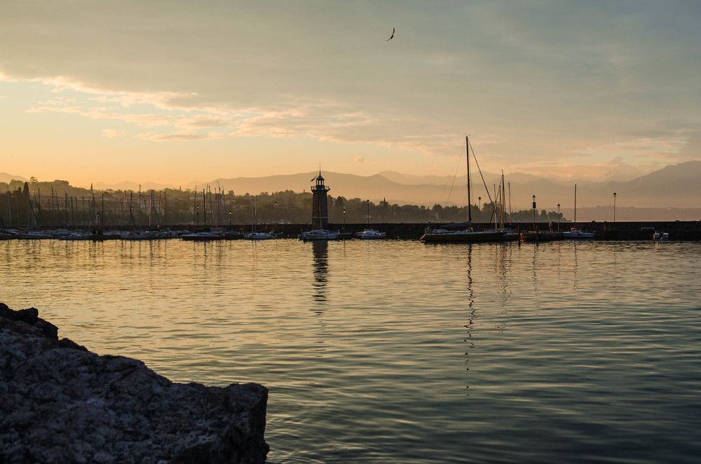 Закат в порту